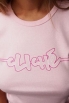 Футболка жен Cliche Basic Handwritten Pink 2009 г инфо 12911v.