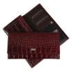Портмоне женское Giorgio Vasari K_1379_09_14_croco_burgundy 2010 г инфо 13316v.